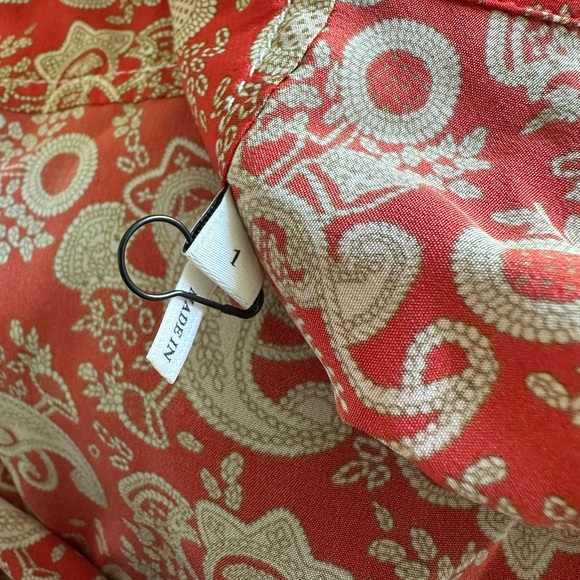 SANDRO Silk Button Up Top - Picture 4 of 6